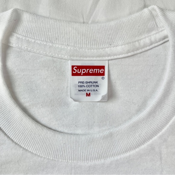 Supreme Shadow Tee (SS24) White Size M - Picture 2 of 3